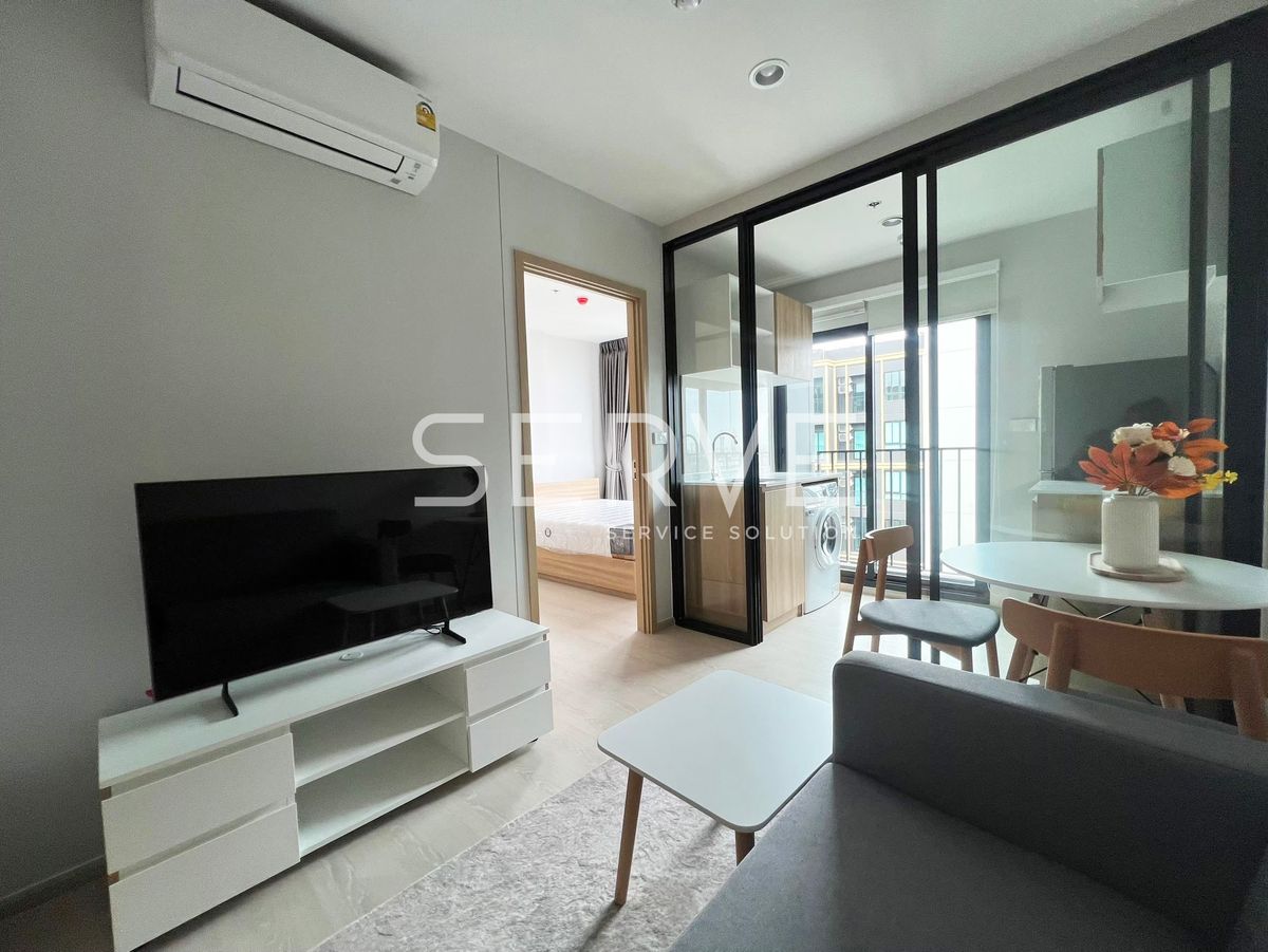 ให้เช่าคอนโดวิภาวดี ดอนเมือง หลักสี่ : 🔥 10K/Mo ห้องใหม่ 1นอน เฟอร์จัดเต็ม คอนโดทำเลดีมากเดินทางสะดวกใกล้ BTS แยก คปอ. , ใกล้สนามบินดอนเมือง  @ Nue Connex Don Mueang