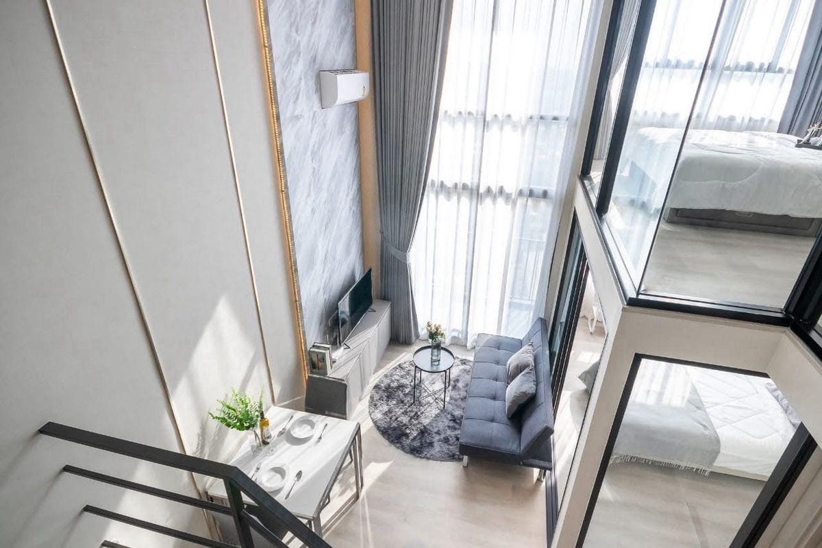 ให้เช่าคอนโดปิ่นเกล้า จรัญสนิทวงศ์ : 🏙 Ideo จรัญฯ 70 ริเวอร์วิว ห้อง Hybrid Duplex 🛏 2 ห้องนอน 🔥32,000🔥
