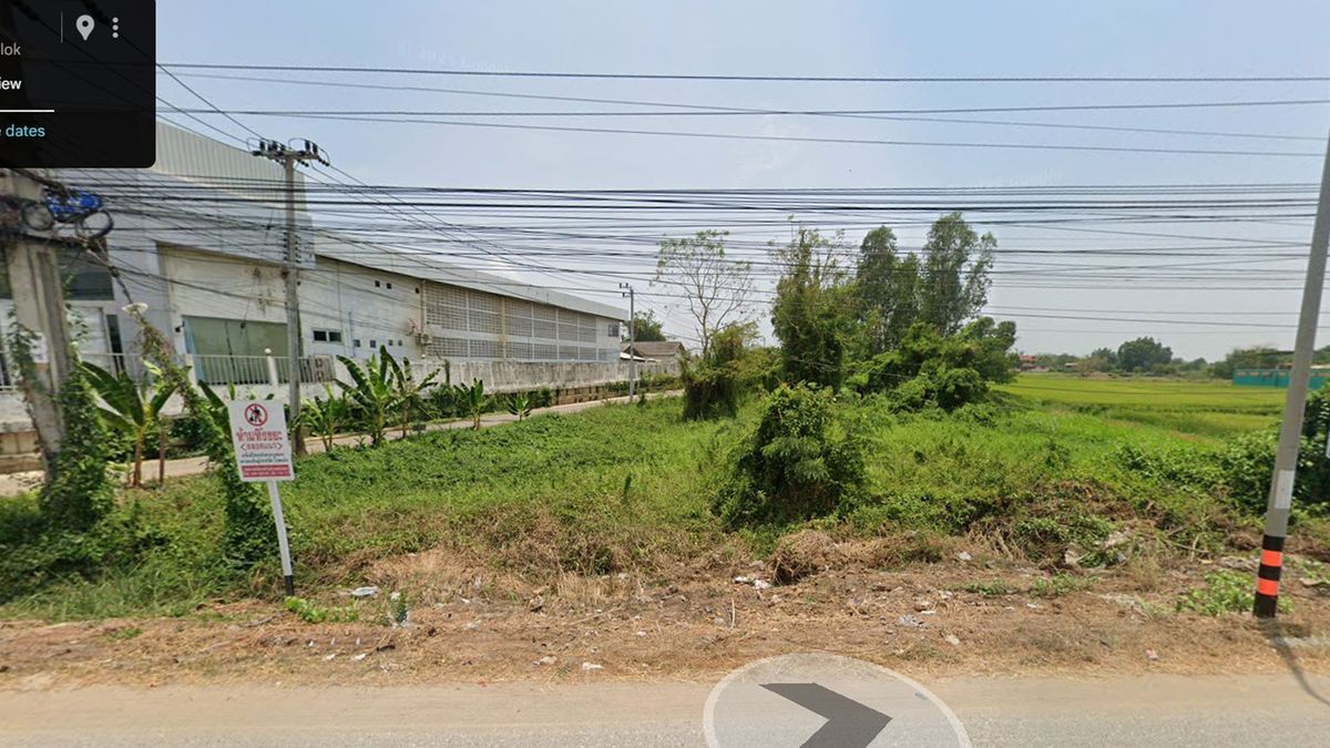 For SaleLandPhitsanulok : Beautiful land, Samo Khae Subdistrict, Mueang Phitsanulok District On two public roads