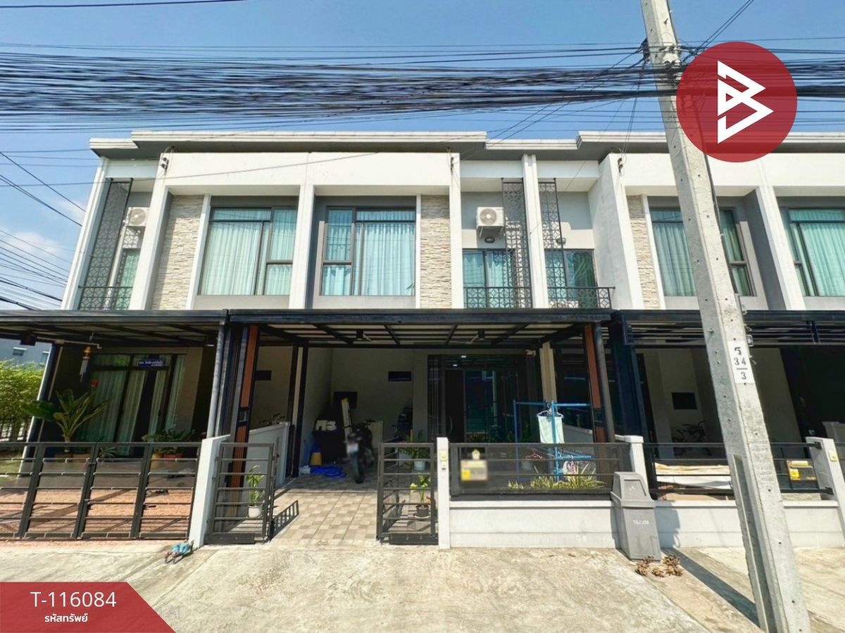 ทาวน์โฮมราษฎร์บูรณะ สุขสวัสดิ์ : ชาย/เช่าทาวน์เฮ้าส์ หมู่บ้านพลีโน่ สุขสวัสดิ์-ประชาอุทิศ60 ทุ่งครุ กรุงเทพมหานคร