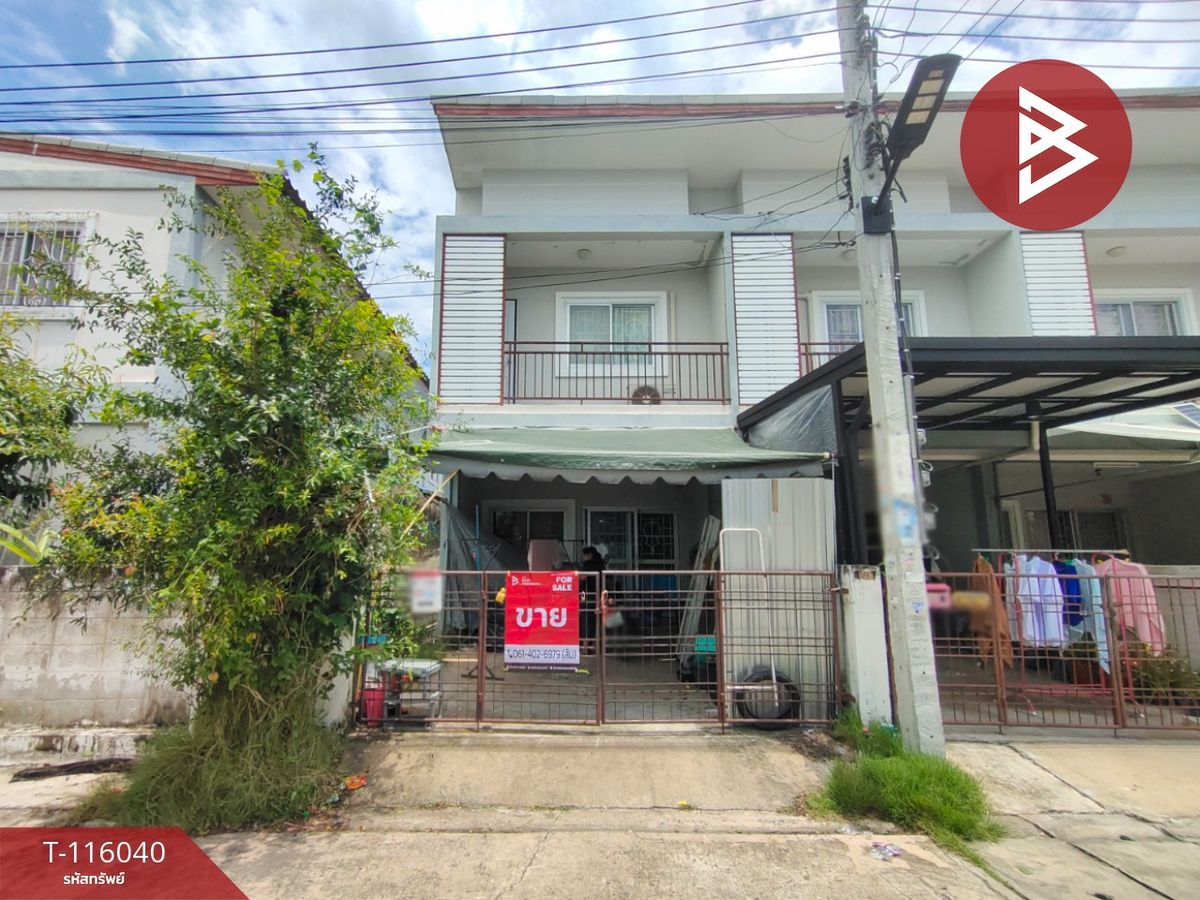 For SaleTownhomeSamut Prakan,Samrong : Townhouse for sale Somchai Phatthana Village Bang Duan-Wat Suan Orange, Bang Prong Samut Prakan