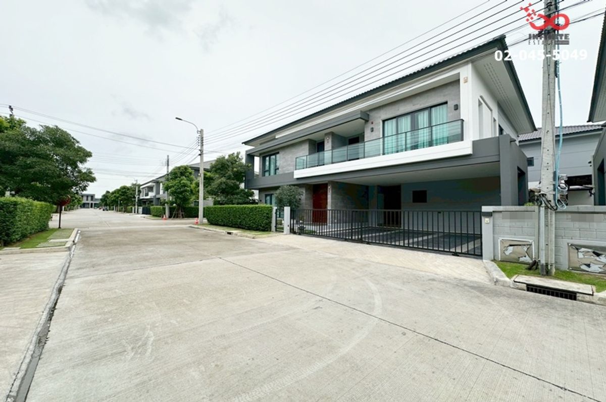 For SaleHouseSamut Prakan,Samrong : Selling and renting a detached house The City-Bangna 75.9 sq.wah, converted a corner near Mega Bangna Completely composed immediately