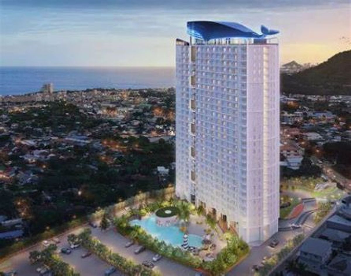 Sale DownCondoHuahin, Prachuap Khiri Khan, Pran Buri : Supalai Blue WHALE, Hua Hin, Floor 23, complete with a condo, sea view, good location in the heart of Hua Hin