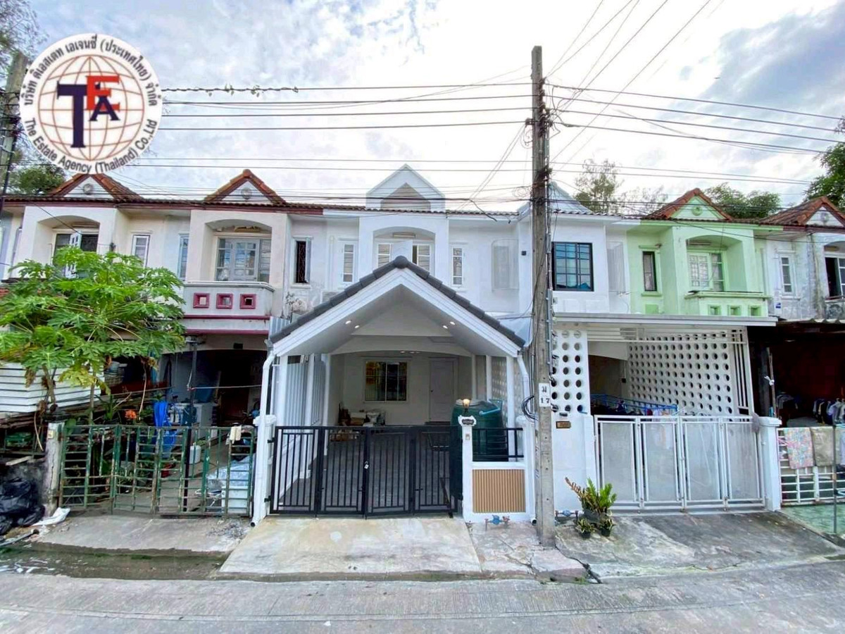 For SaleTownhomeNawamin, Ramindra : 2 -story townhouse for sale, KZ Ram Inthra Village 1 Hathairat 39, Three Western, Khlong Sam Wa, Phraya Suren Ram Inthra, Sai Mai, 5 Sukhaphiban, Chatu Chok Expressway The outer ring of Kanchanaphisek-Lam Luk Ka Fashion Island Safari World Demonstration S