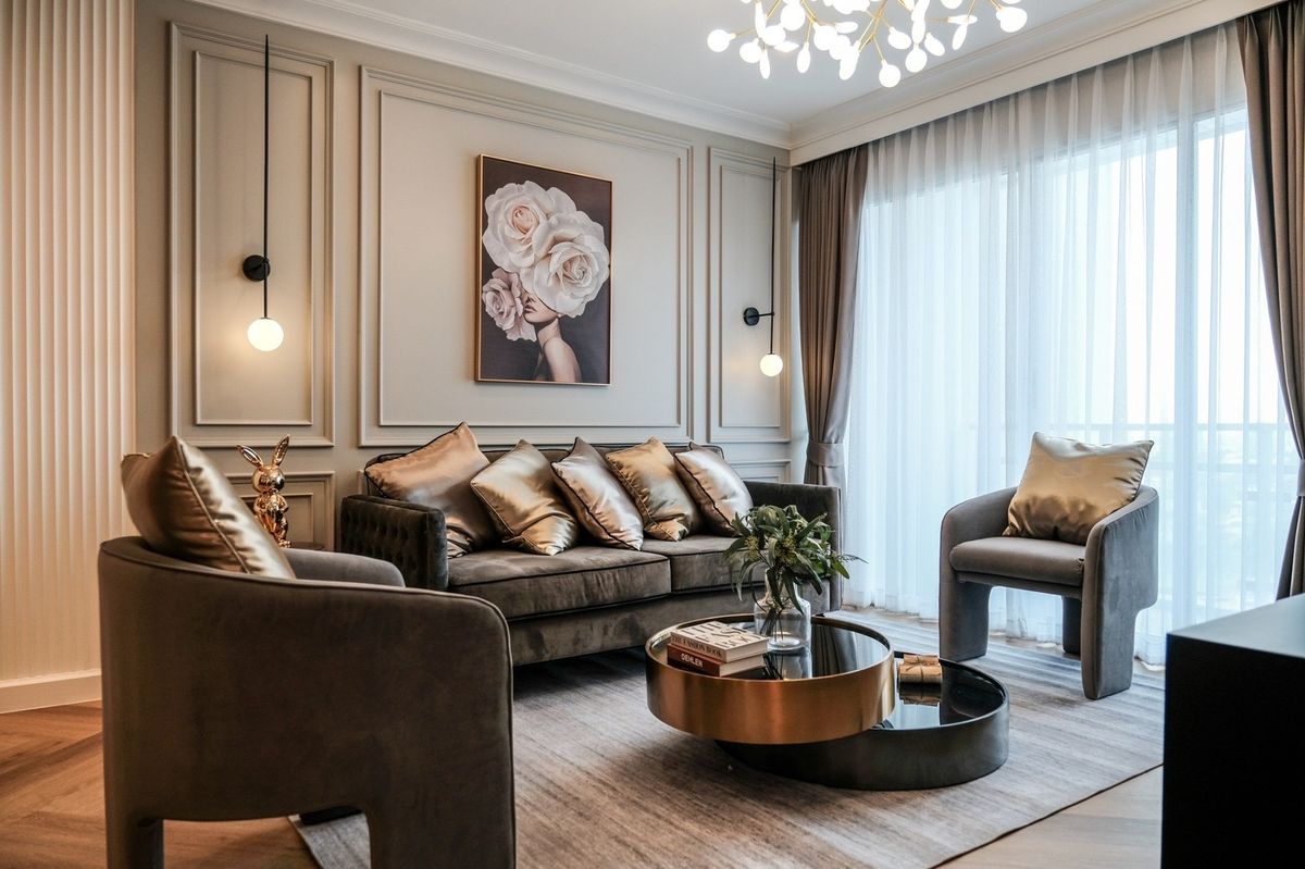 ให้เช่าคอนโดสุขุมวิท อโศก ทองหล่อ : for RENT : 3Bed2bath Nusasiri Grand premium luxury condo **BTS ekkamai**  please call : 0953905490