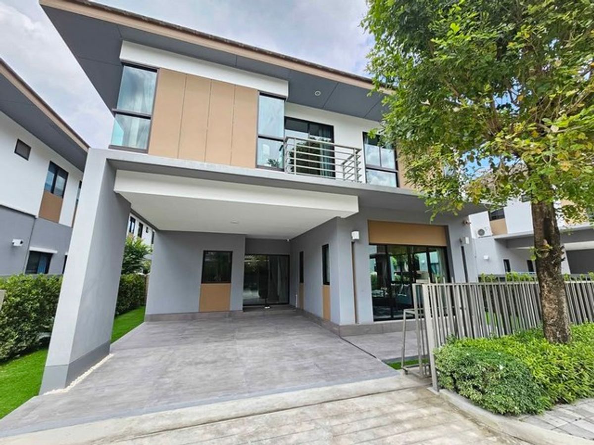 ให้เช่าบ้านลาดกระบัง สุวรรณภูมิ : HR2661ให้เช่าบ้านเดี่ยว ตกแต่งสวยน่าอยู่ โครงการบ้านลุมพินี สวนหลวง ร.9 เหมาะอยู่อาศัย