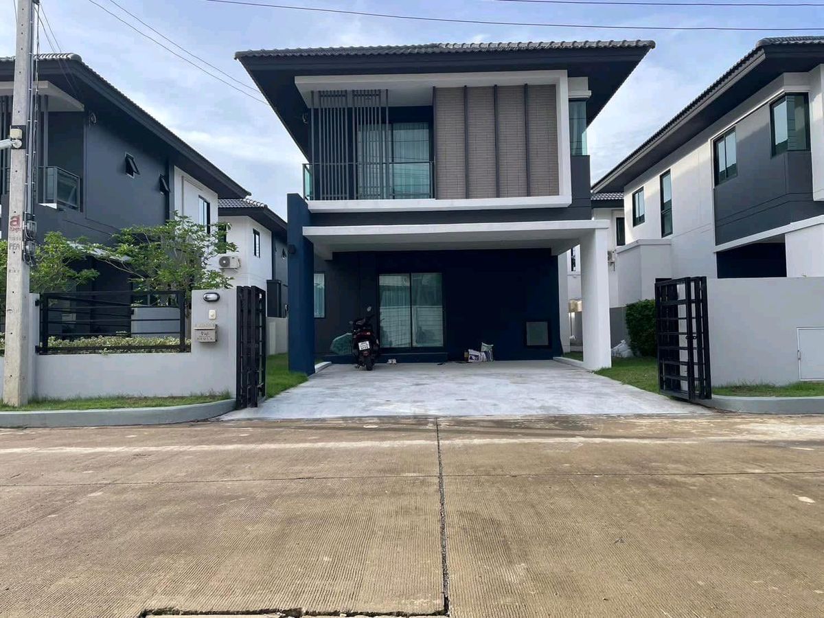 For RentHousePathum Thani,Rangsit, Thammasat : 📌 For rent, single house, Baan Fah Greenery Neola Rangsit-Klong 2 project