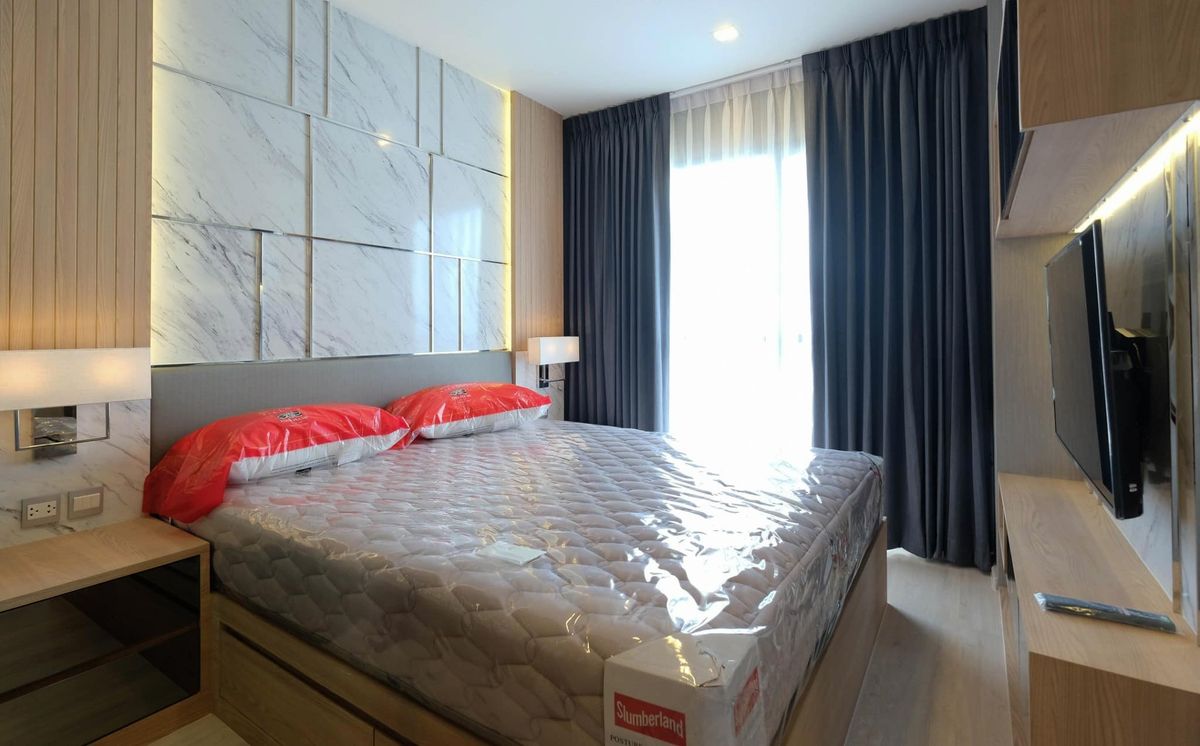 For SaleCondoRatchathewi,Phayathai : Rhythm Rangnam【𝐒𝐄𝐋𝐋】🔥Perfect space, controlled by cream wood + stone tones, giving a sense of openness, airiness, decorated in every area with class 🔥 Contact Line ID: @hacondo