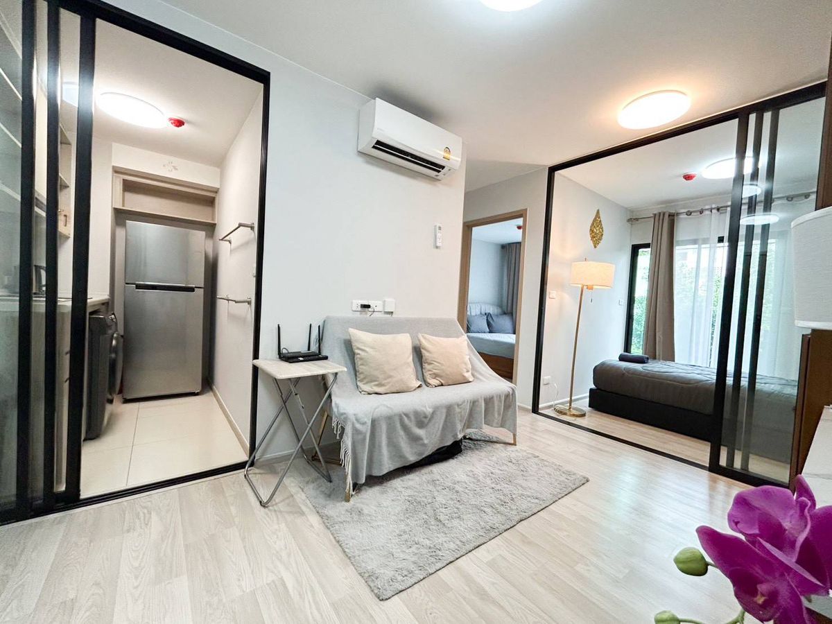ให้เช่าคอนโดอ่อนนุช อุดมสุข : ห้องเเต่งสวย ห้องใหม่  เช่า 1 ห้องนอน + 1 ห้องนอน (1 Bedroom Plus) พลัม คอนโด สุขุมวิท 97/1