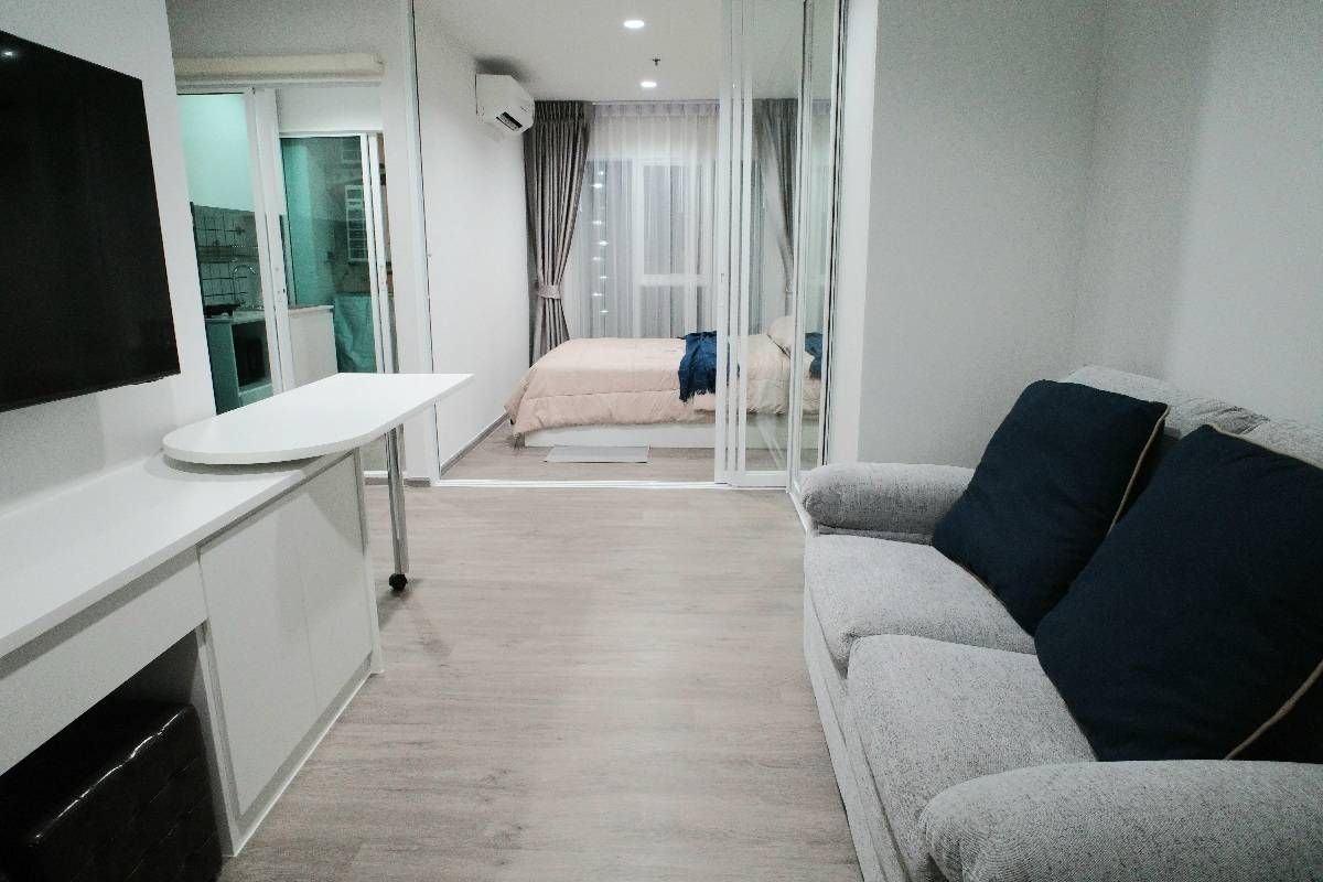 For RentCondoBangna, Bearing, Lasalle : Beautiful built -in, new room, 1 bedroom, 1 bathroom, Regent Home Bangna