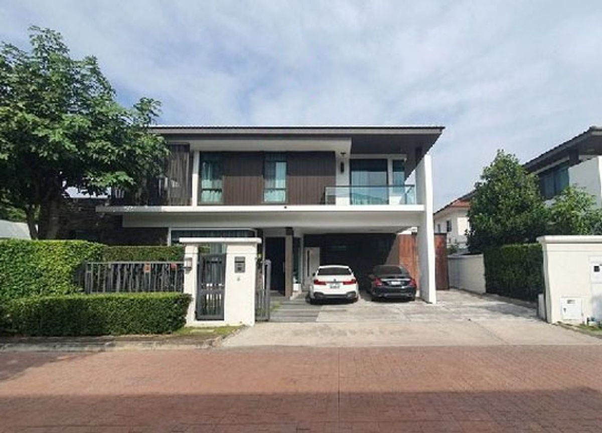 ขายบ้านแจ้งวัฒนะ เมืองทอง : บ้านเดี่ยว นันทวัน แจ้งวัฒนะ-ราชพฤกษ์  L&H การันตีคุณภาพ หลังมุม มีความส่วนตัวสูง ได้เนื้อที่เยอะถึง 112 ตร.วา ราคาดีมาก!!!