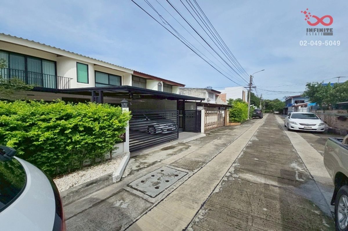 For SaleHouseMin Buri, Romklao : House for sale, 2 storey, 51 sq.w., Ramkhamhaeng Bodhi, 118 near the train