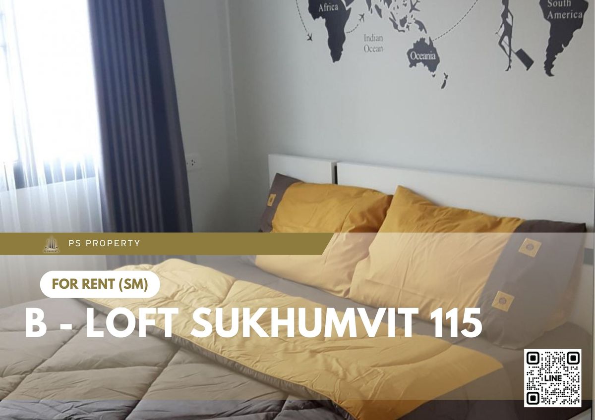 For RentCondoBangna, Bearing, Lasalle : For rent ✨ B - Loft Sukhumvit 115 ✨ Fully furnished and equipped with electrical appliances, near BTS Pu Chao