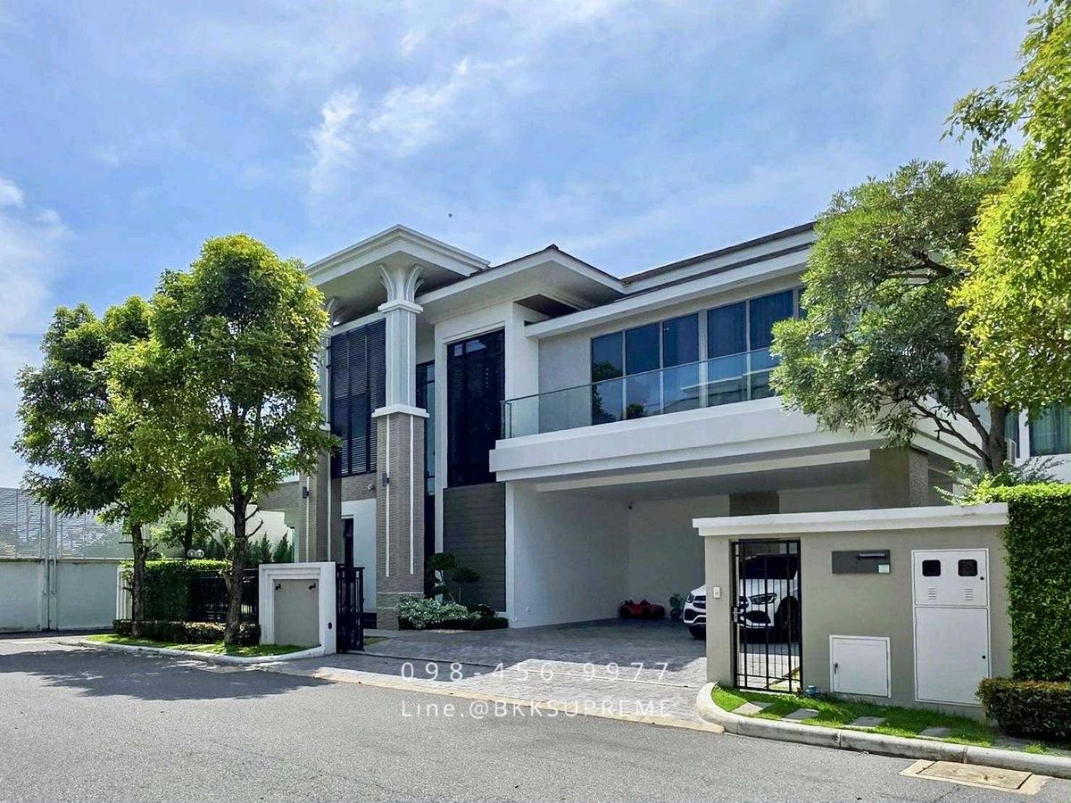 For RentHouseEakachai, Bang Bon : ~ (Rent) ~ luxury detached house With private pool, The Pavilla Bang Bon