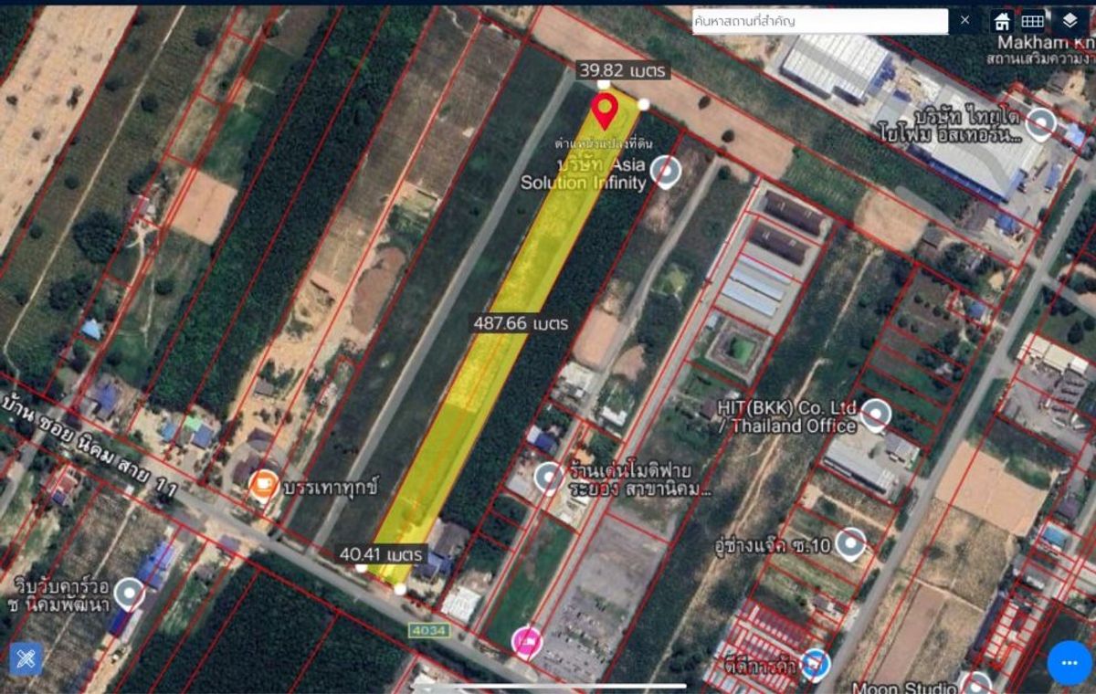 ขายที่ดินระยอง : ขายที่ดินเขตพัฒนาเศรษฐกิจพิเศษ EEC นิคมพัฒนา ระยอง 12-0-31 ไร่