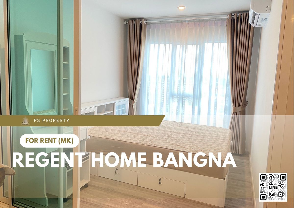 ให้เช่าคอนโดบางนา แบริ่ง ลาซาล : ให้เช่า ✨ Regent home bangna ✨ เฟอร์นิเจอร์ และ เครื่องใช้ไฟฟ้าครบ ใกล้ BTS บางนา