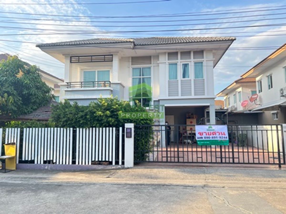 ขายบ้านบางแค เพชรเกษม : ขายบ้านเดี่ยวสไตล์ Modern หมู่บ้านพฤกษาทาวน์ เพชรเกษม 81 เนื้อที่ 50.80 ตร.ว ทำเลดี ต่อเติมครบ ราคาไม่แพง