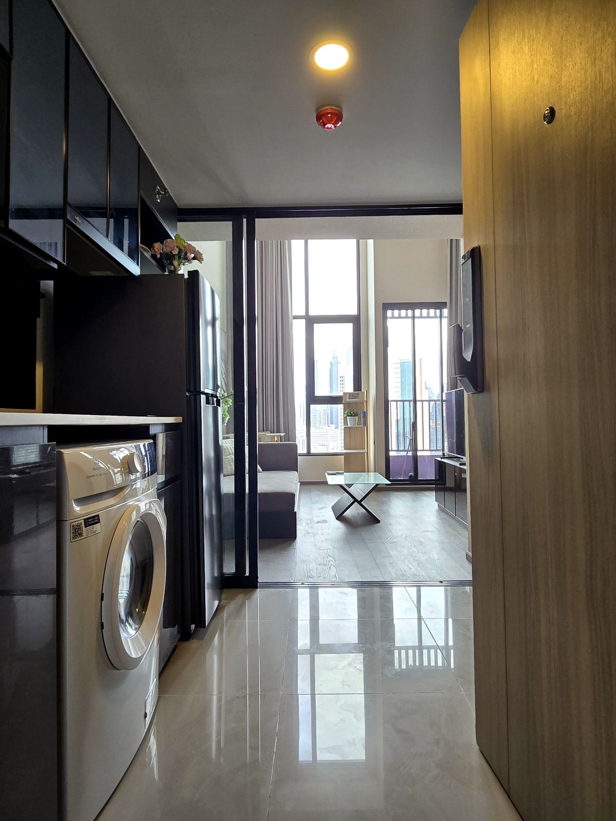 For RentCondoSiam Paragon ,Chulalongkorn,Samyan : Park Origin Chula Samyan【𝐑𝐄𝐍𝐓】🔥Luxurious and expensive design in gray-gold tones, beautiful lighting, and a calm charm🔥 Contact Line ID: @hacondo