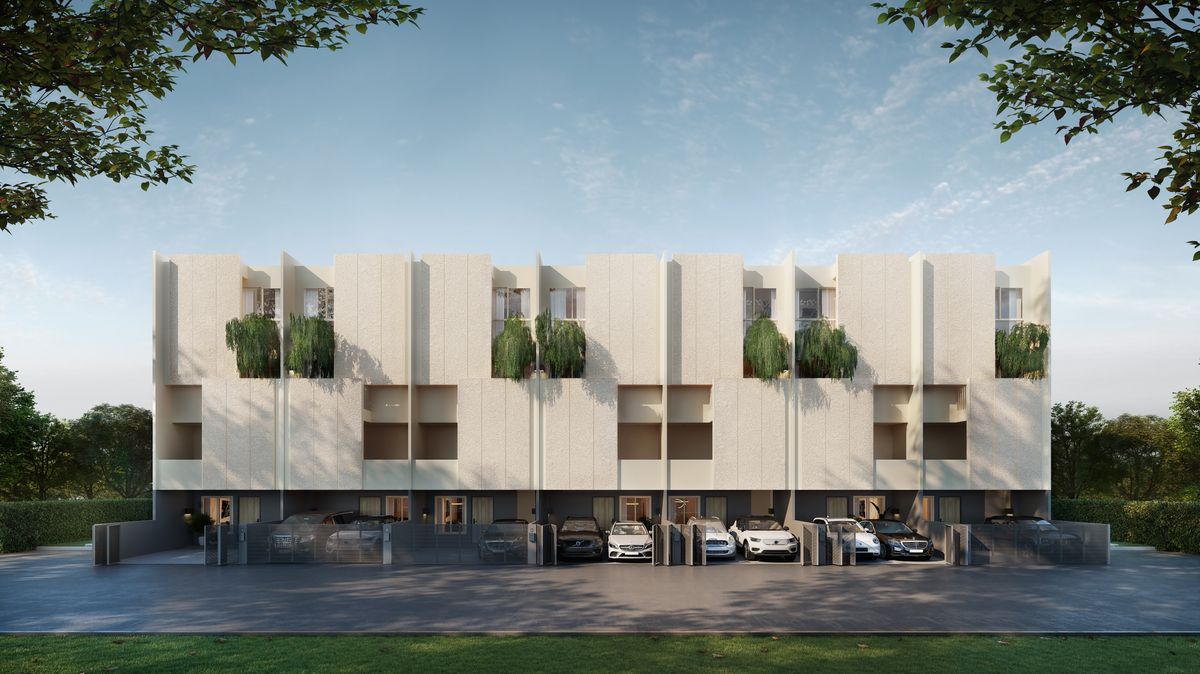 ขายทาวน์โฮมพัฒนาการ ศรีนครินทร์ : 🏡 ขาย Nue Verse กรุงเทพกรีฑา | ทาวน์โฮม Hybrid 3.5 ชั้น หน้ากว้าง 5.5 ม. ✨ ราคาเริ่มต้นถูกที่สุดในโครงการ เพียง 7,990,000 บาท  แปลง 91/200 • แบบบ้าน: ASTRO