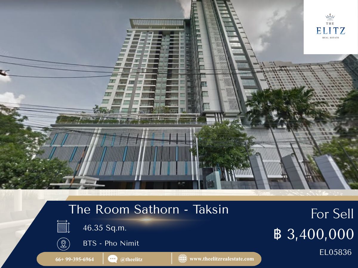 For SaleCondoThaphra, Talat Phlu, Wutthakat : ✨ Ready to change hands, The Room Sathorn - Taksin, who should hurry to grab this location, do not always have to pay expensive 💯