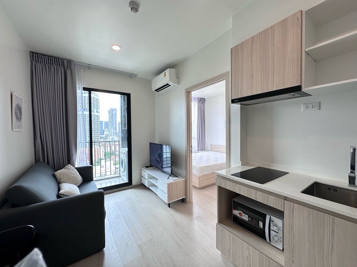 For RentCondoLadprao, Central Ladprao : New Noble, Ratchada, Ladprao, 1 bedroom, ready to stay, add LINE @RNTCONDO