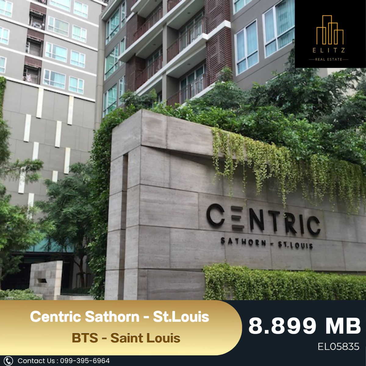 ขายคอนโดสาทร นราธิวาส : ✨ Centric St.Louis จุดตัดระหว่างสาทรกับความสงบ ห้องนี้คือคำตอบของคนอยากอยู่เมือง...แต่ไม่อยากวุ่นวาย ✔