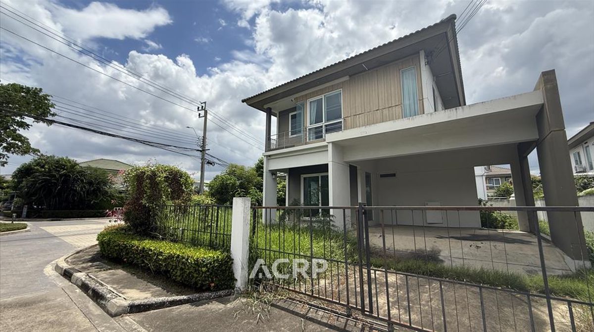 ขายบ้านพระราม 2 บางขุนเทียน : ขายบ้านเดี่ยว Villaggio พระราม 2 โดย Land & Houses หลังมุม
