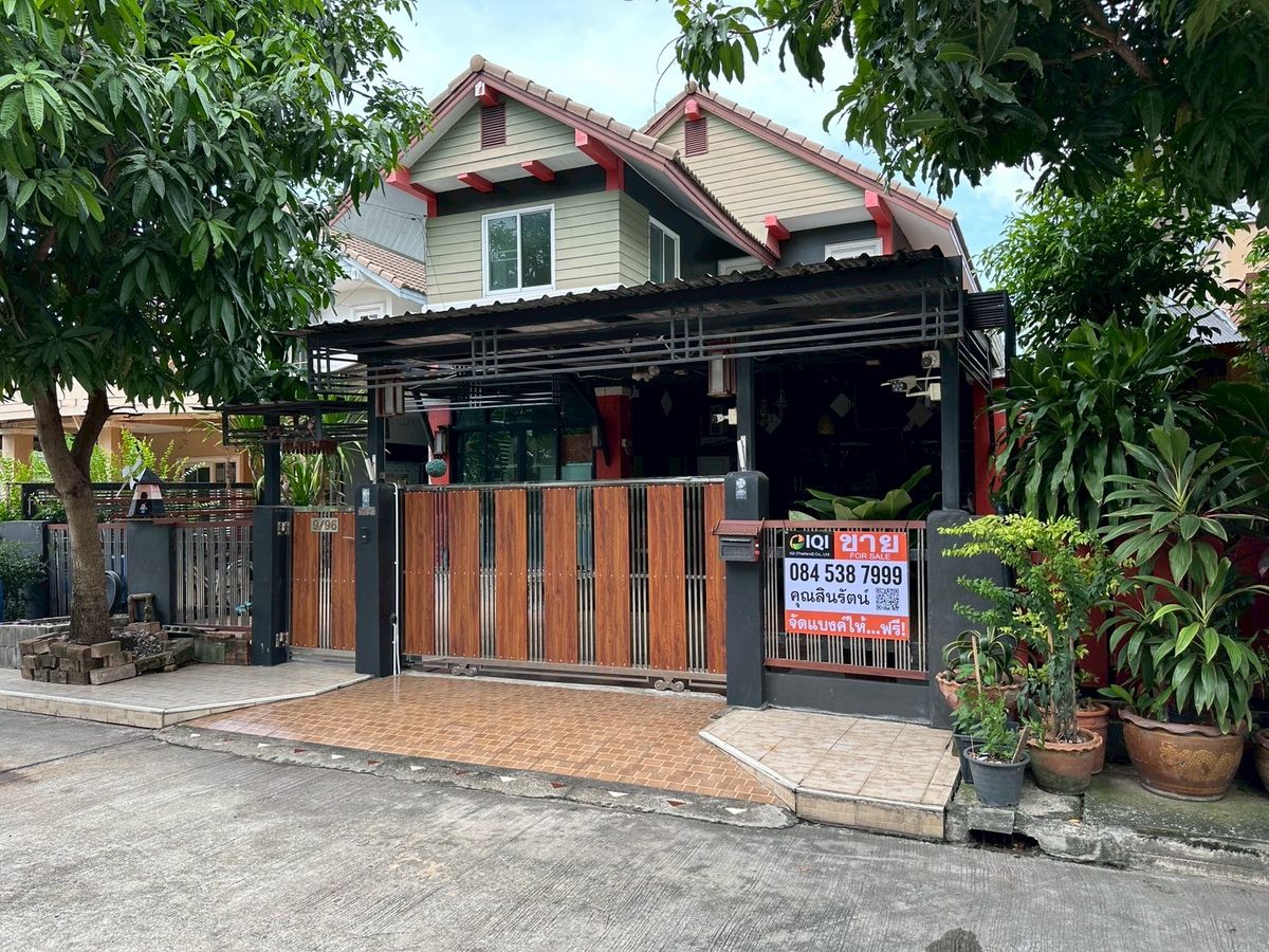 ขายบ้านปทุมธานี รังสิต ธรรมศาสตร์ : ขายบ้านเดี่ยว 2 ชั้น หมู่บ้านอรดา ลำลูกกา-คลอง 8 ถนนลำลูกกา