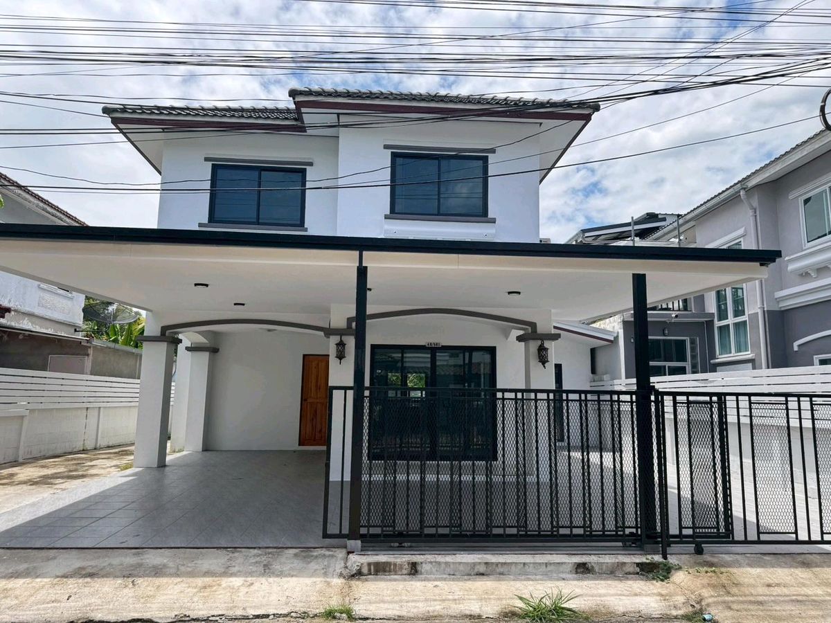 For SaleHouseMin Buri, Romklao : Detached house, KCOM 10, new vision 40