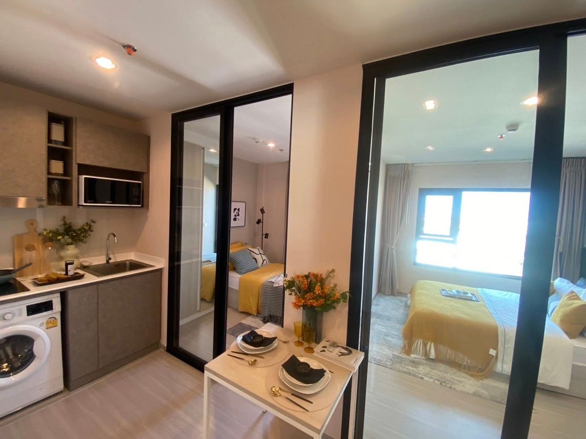 For RentCondoSamut Prakan,Samrong : 🏙 Rent Aspire Erawan Prime 📍 next to BTS Erawan BTS 0 meters | Ready to stay 🛏 2 bedrooms | 📐 Size 35 sq.m. | Floor 10 💰 Rent 17,000 baht/month