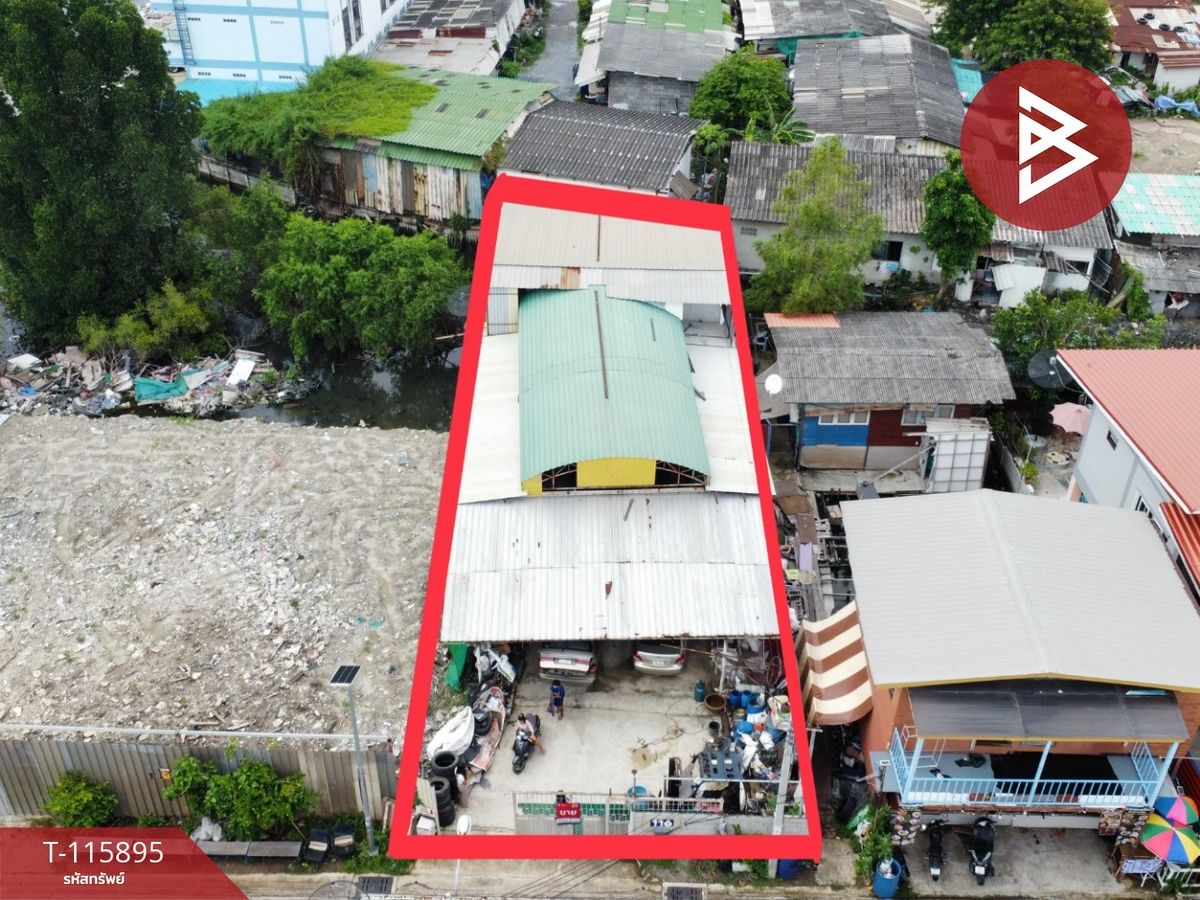 ขายที่ดินสมุทรปราการ สำโรง : ขายที่ดินพร้อมสิ่งปลูกสร้าง เนื้อที่ 75 ตารางวา ซอยครูแจ่ม 2 พระสมุทรเจดีย์ สมุทรปราการ