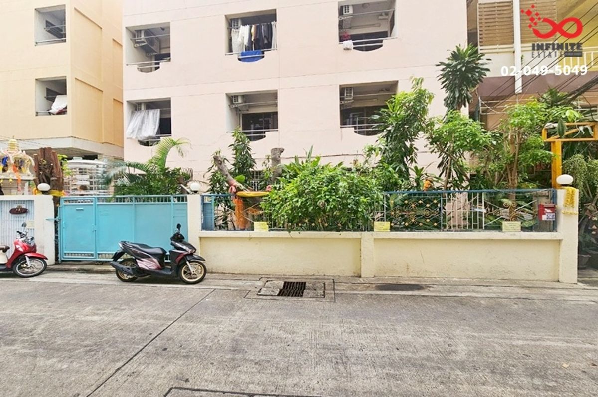 For SaleRatchadapisek, Huaikwang, Suttisan : 5 -story apartment for sale, 30 rooms, Ratchadaphisek 7, near MRT, full tenants