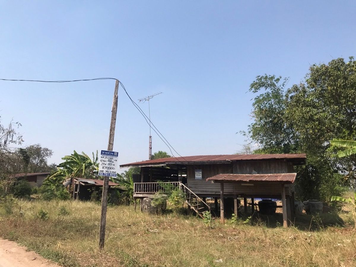 ขายบ้านลพบุรี : ขายบ้านพักอาศัยไม้ชั้นเดียว