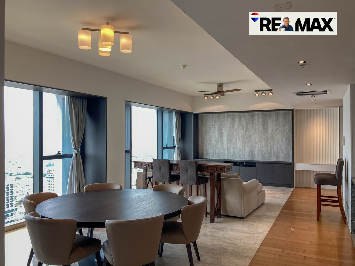 ให้เช่าคอนโดสาทร นราธิวาส : 3 bed room for rent Sathorn area The Met Rama 4
