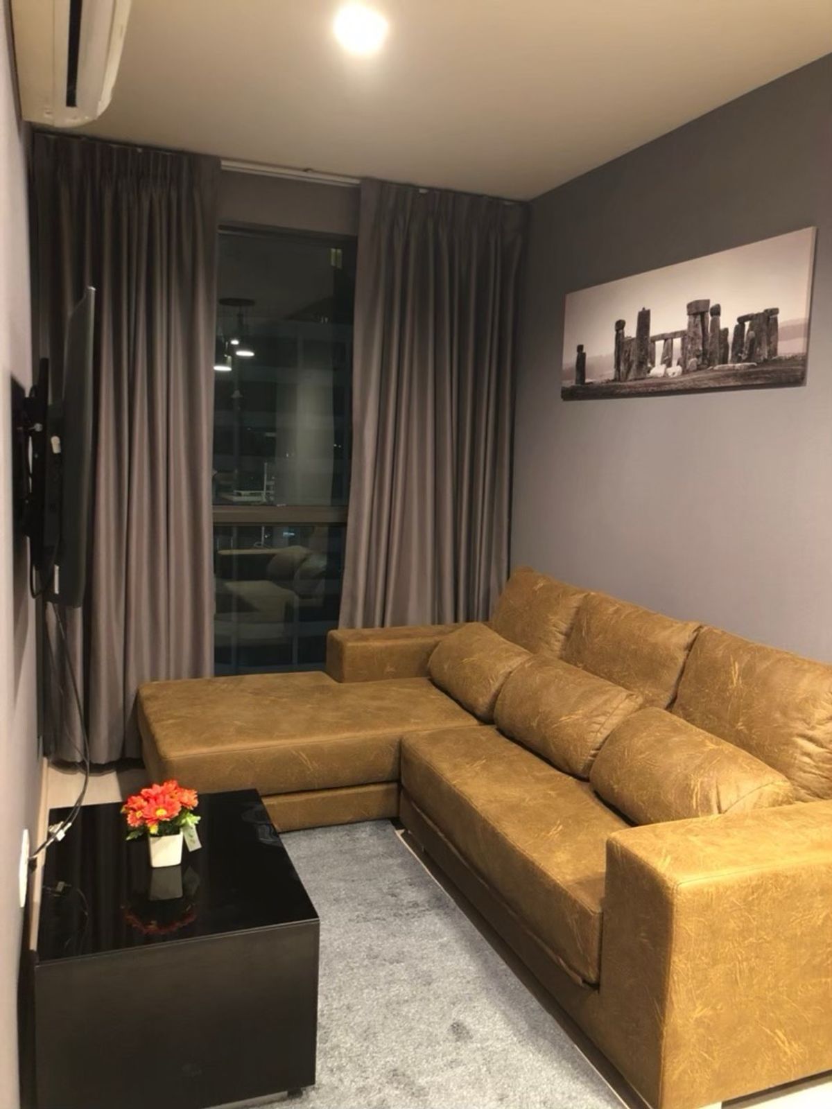 For RentCondoOnnut, Udomsuk : ✨ Beautiful decoration room, RHYTHM Sukhumvit 44/1, Size 36 sqm, 1 bedroom, 17th floor, only 21000 baht 🏡💖