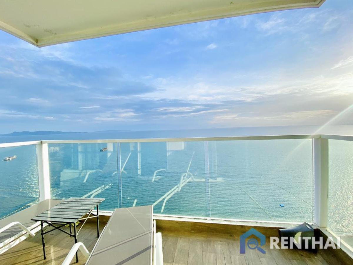 For SaleCondoPattaya, Bangsaen, Chonburi : Stunning 2-Bed Cetus Condo in Pattaya, 13.5 Mb, Fully Furnished Corner Unit