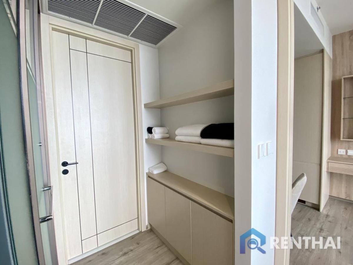 ให้เช่าคอนโดพัทยา บางแสน ชลบุรี สัตหีบ : ปล่อยเช่าคอนโด Arom Wongamat Pattaya 1 ห้องนอน 1 ห้องน้ำ วิทะเล ราคา 45,000 บาท