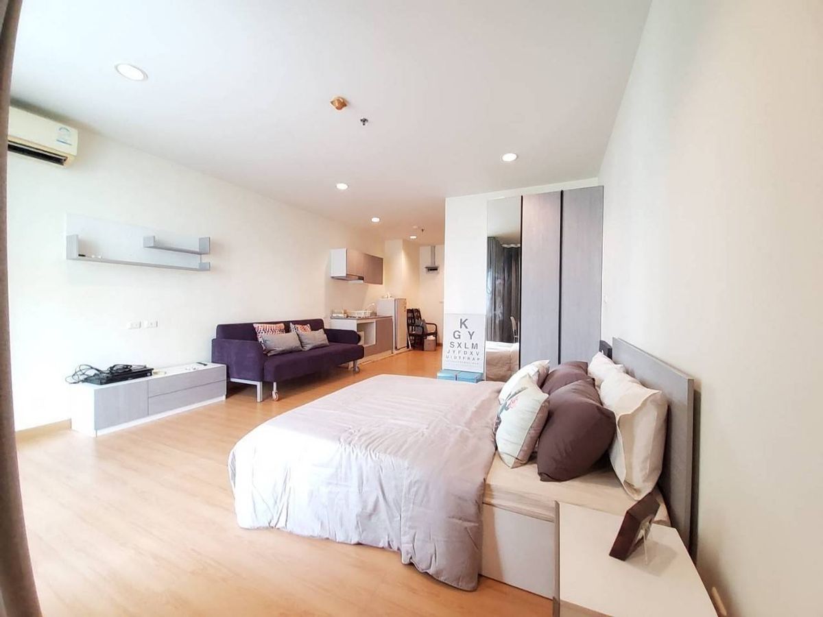 For RentCondoRatchathewi,Phayathai : ✨ Large size studio room‼ ️ The Address Siam - Ratchathewi | complete with bathtub 🛁 Near BTS only 150 m 💼 ready to move in 💕