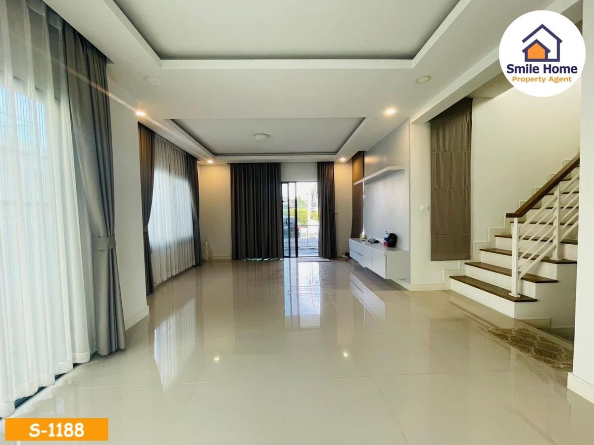 For SaleHouseBangna, Bearing, Lasalle : Ban Burasiri House, Bang Na Km. 26