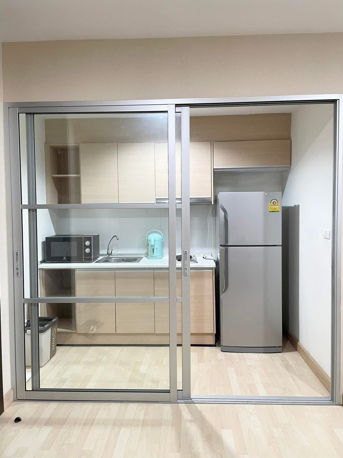 For RentCondoRatchadapisek, Huaikwang, Suttisan : Special Price ‼️ Ready to Move In ✨ Rhythm Ratchada ✨ Corner unit, 46 sq.m., condominium next to MRT Ratchadaphisek (only 0 meters) (No.251099)