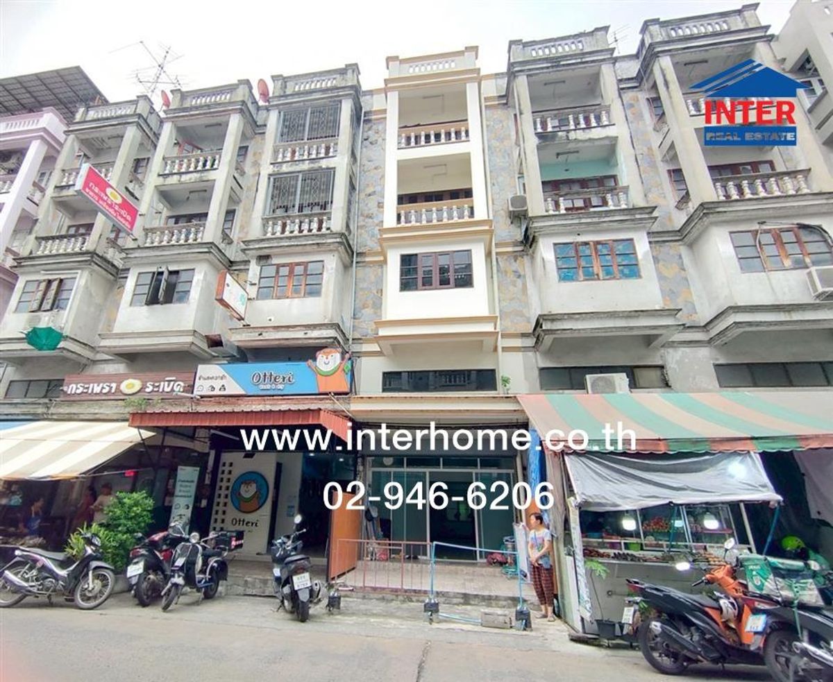 For SaleShop HouseBang Sue, Wong Sawang, Tao Pun : 4th floor commercial building 16.9 sq.w. Commercial Building, Soi Khao San, Prachachuen Road, Techavanich Road, Bang Sue District, Bangkok