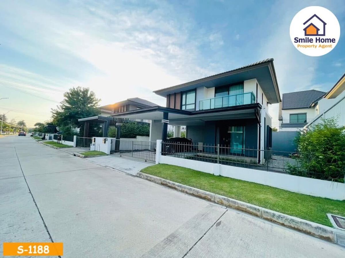 For SaleHouseBangna, Bearing, Lasalle : Ban Burasiri House, Bang Na Km. 26