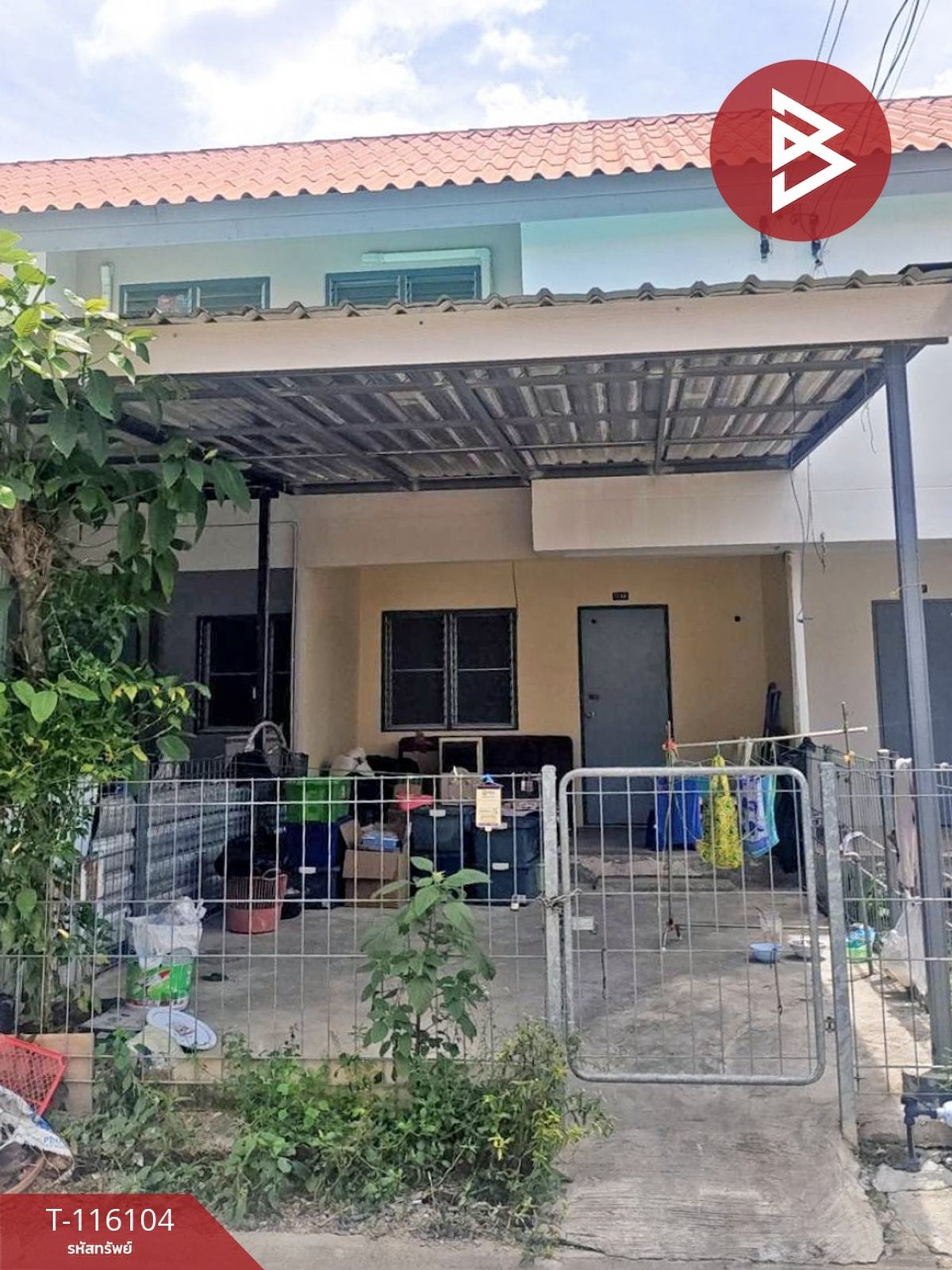 For SaleTownhomePathum Thani,Rangsit, Thammasat : Townhouse for sale Eua Arthorn Village, Khlong Song Pathum Thani