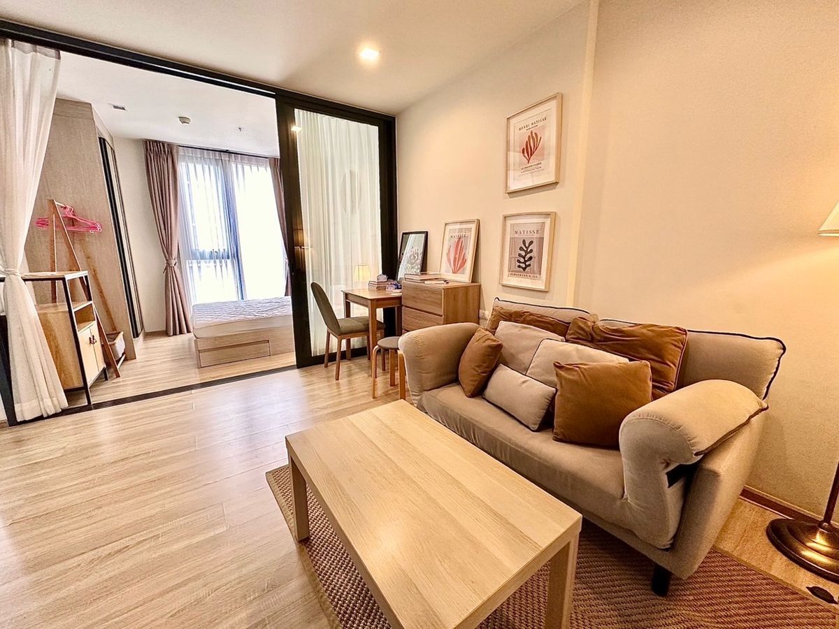 For RentCondoRama9, Petchburi, RCA : The Base Garden Rama9, beautiful room for rent