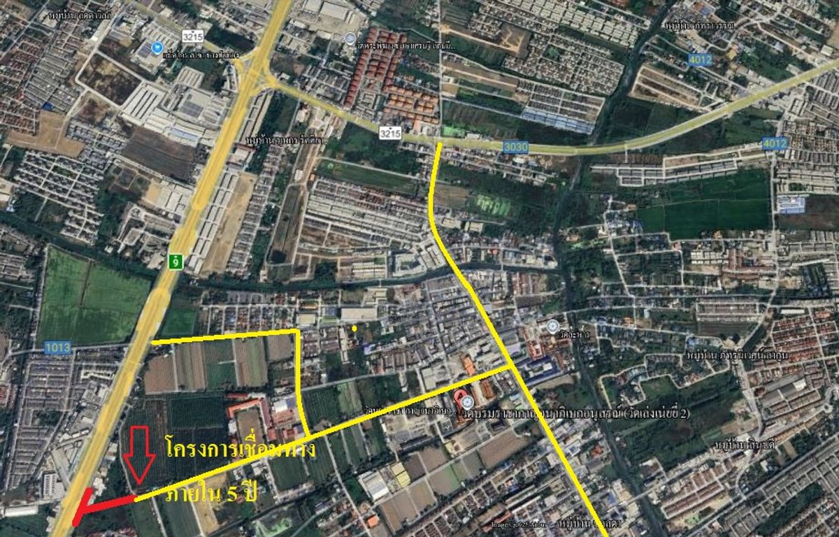 ขายที่ดินนนทบุรี บางใหญ่ บางบัวทอง : ขายที่ดิน ทำเลทอง ซอยวัดเล่งฯ 2 บางบัวทอง