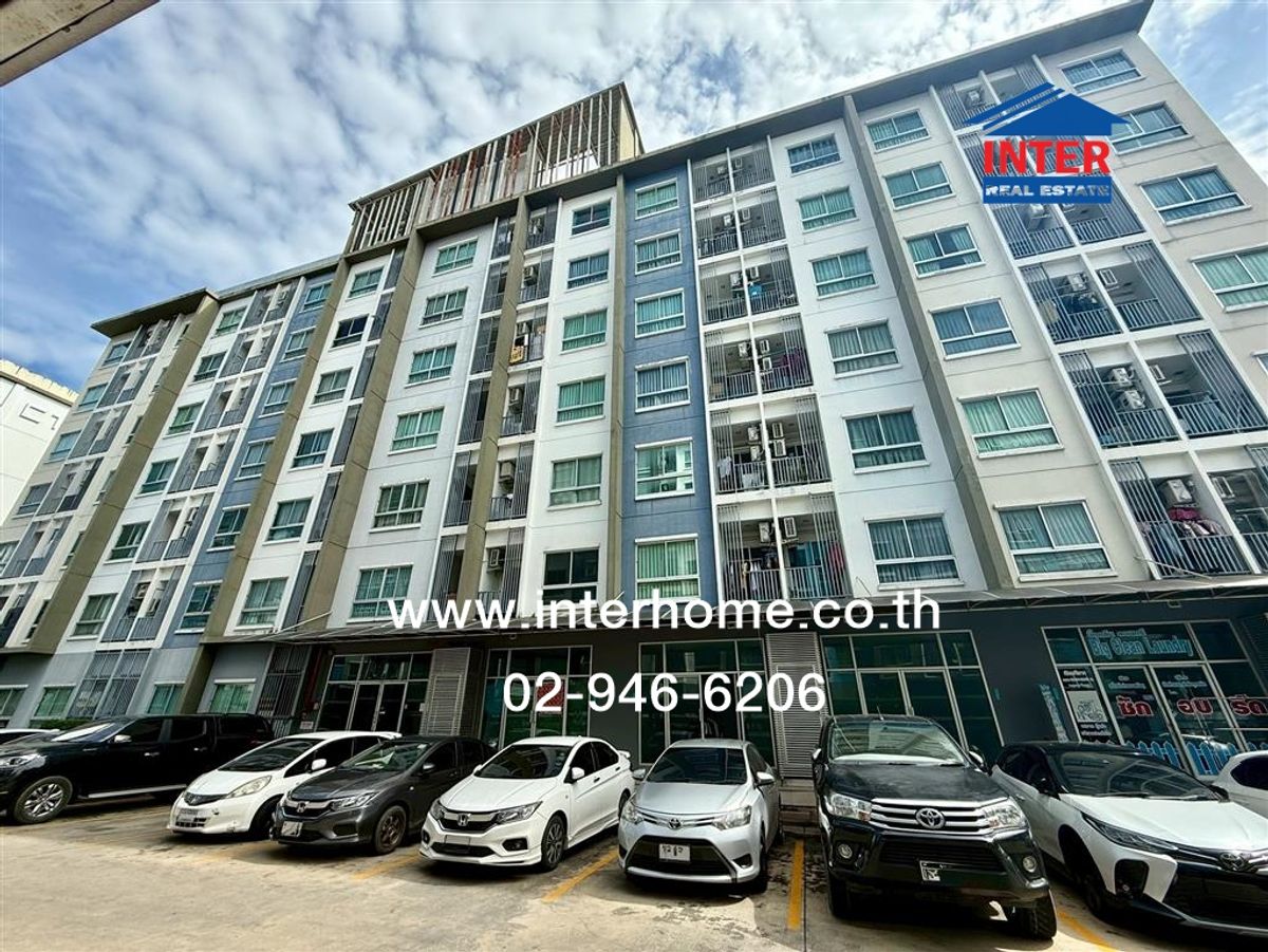 For SaleCondoPathum Thani,Rangsit, Thammasat : Condominium 36.59 sq.m. The Kit Plus Phahonyothin-Khu Khot Phase 3, Lam Luk Ka Road, Lam Luk Ka Pathum Thani