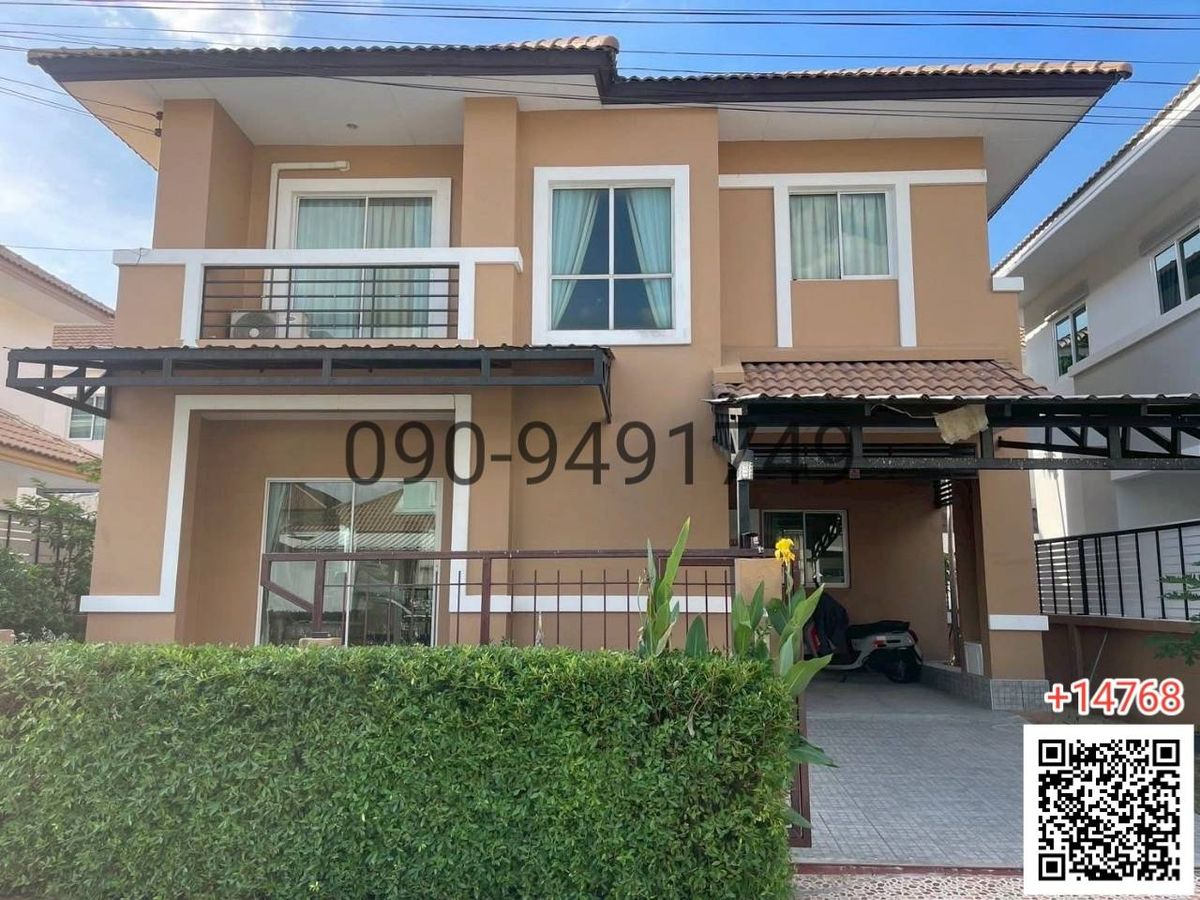 For RentHouseYothinpattana,CDC : Rent a 2 -story detached house, LAN CO Village Ram Inthra-Nawamin, near Central Ram Inthra