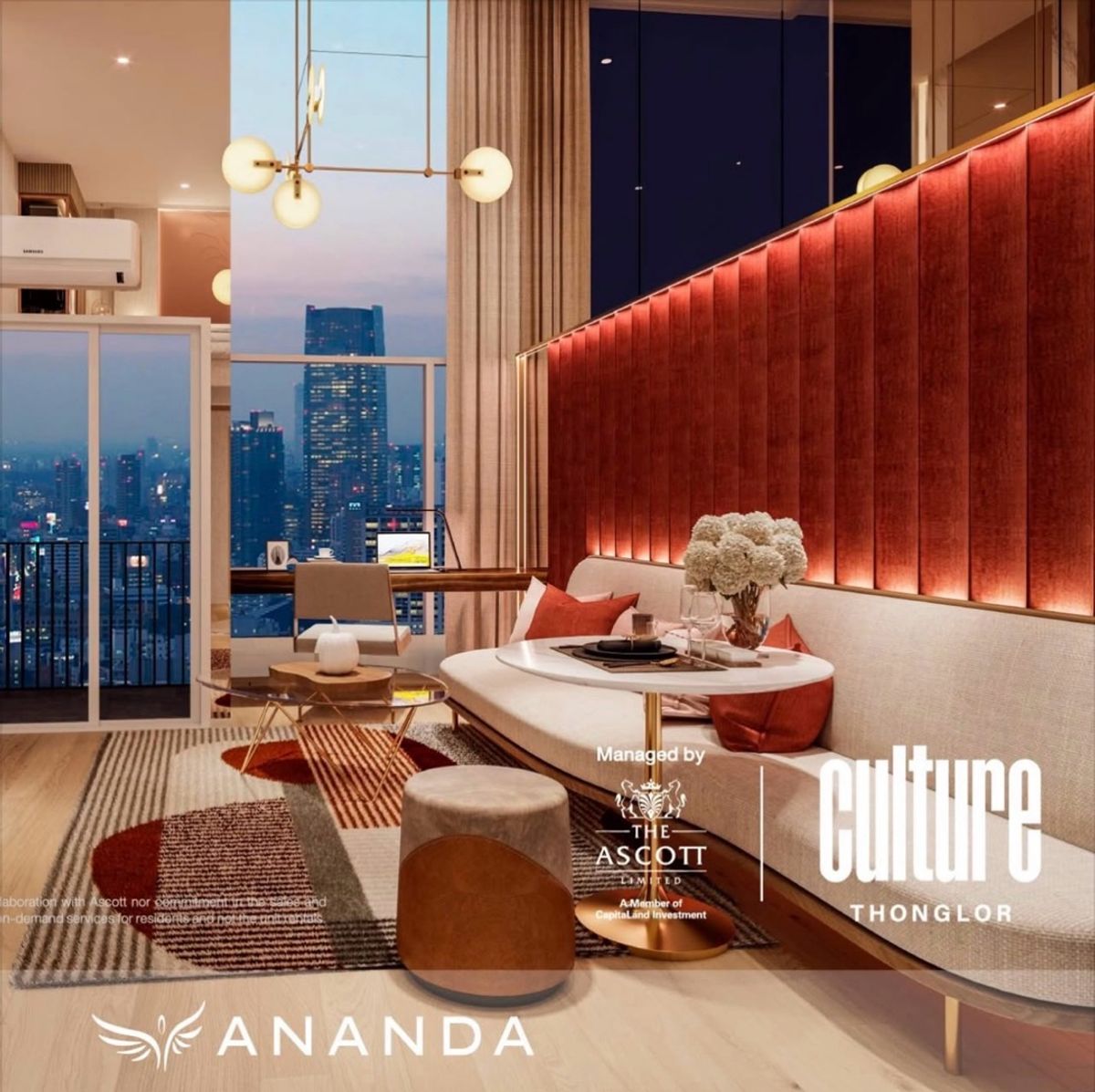 For SaleCondoSukhumvit, Asoke, Thonglor : 🔥 Resale urgently! Simplex 2 bedroom 51 sqm. Culture Thonglor. The project has sold out! Interested call 062-339-3663
