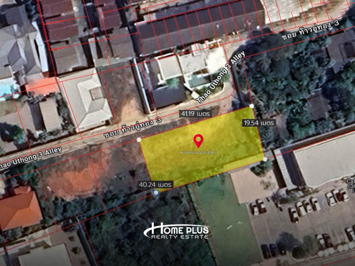 For SaleLandRatchaburi : Land in Soi Thao U Thong 3, Ban Rai Subdistrict, Mueang District, Ratchaburi Province, area of ​​208 square wah