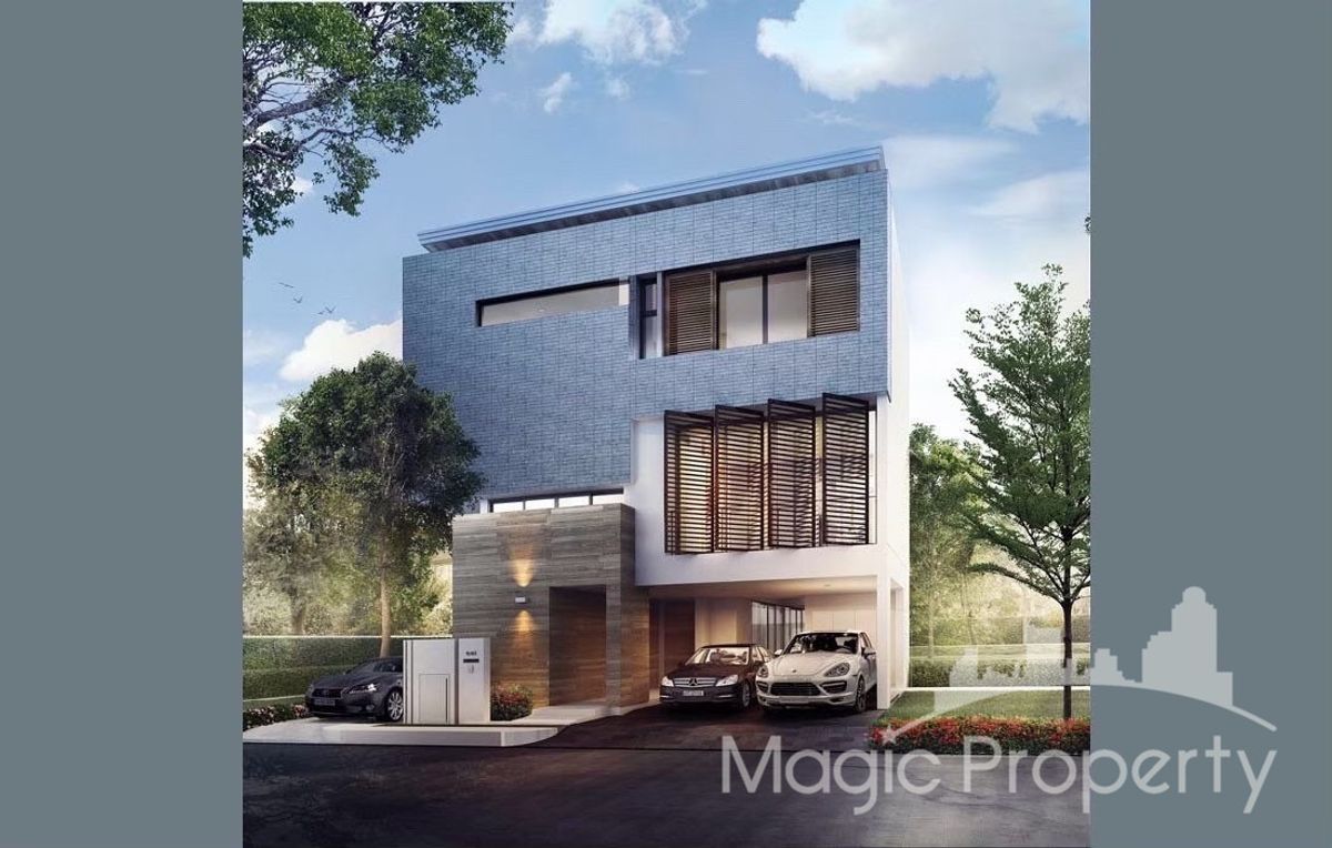 For RentHouseRama9, Petchburi, RCA : 4 Bedrooms Single house for Rent in Parc Priva, Huai Khwang, Bangkok
